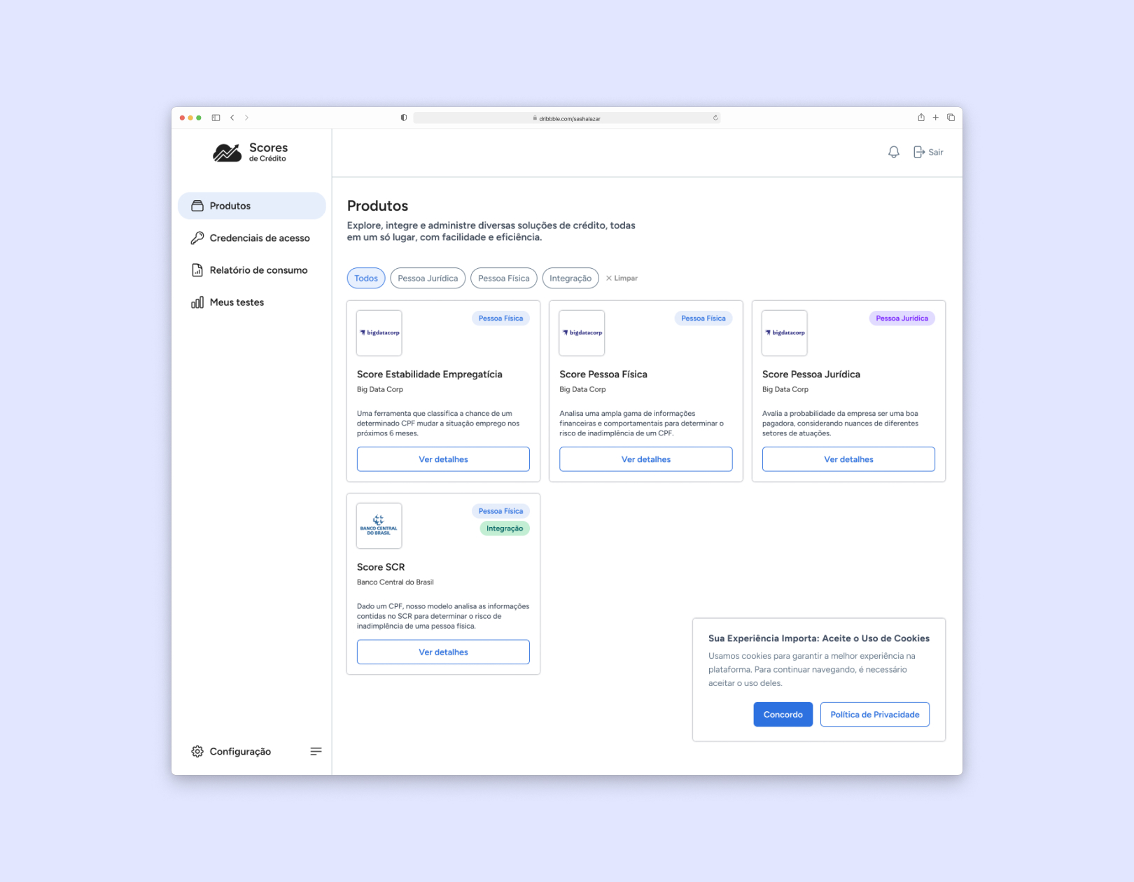 Machine Learning Models Plataform Dashboard